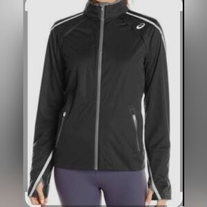 Asics Women's Black and Gray Utility Jacket